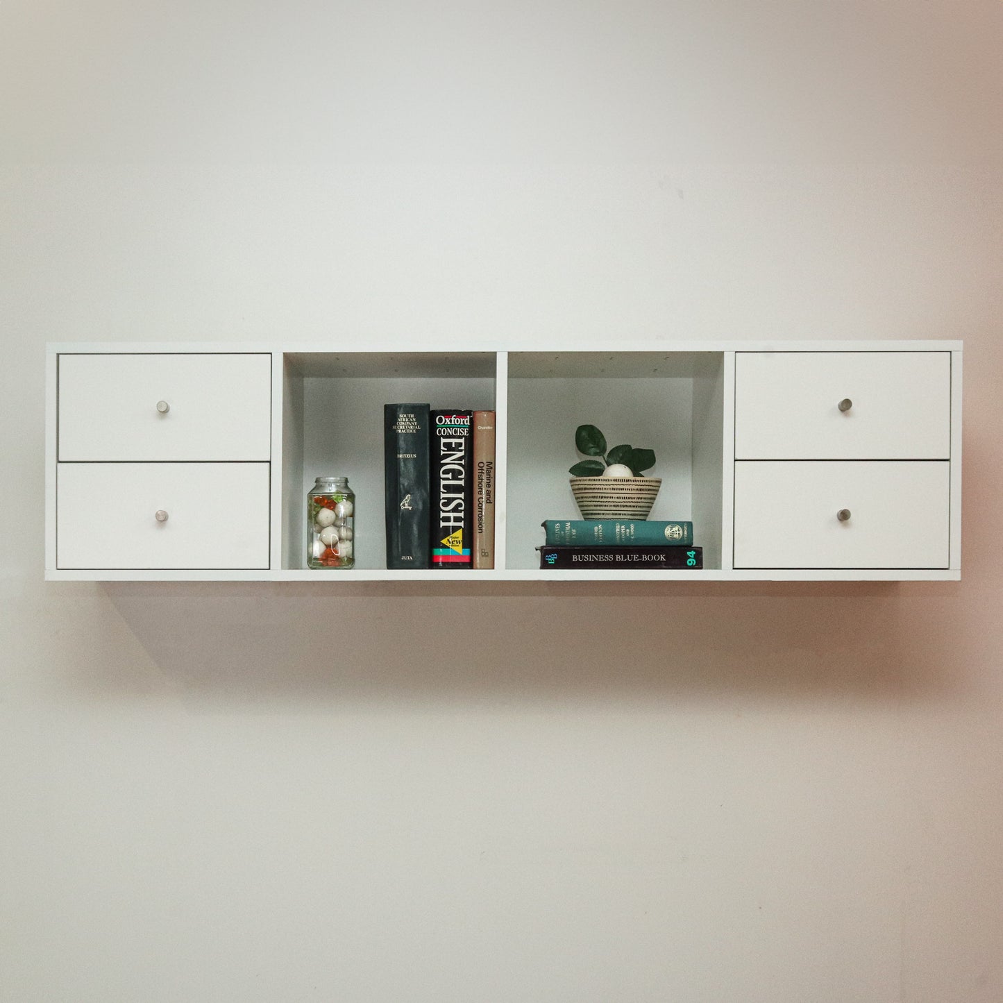 DENVER CUBEO 4 BOX WHITE WITH DRAWERS