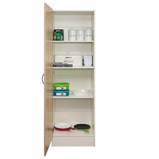 Valenti Modular Kitchen Furniture | Tall Pantry Cupboard | Washed Shale