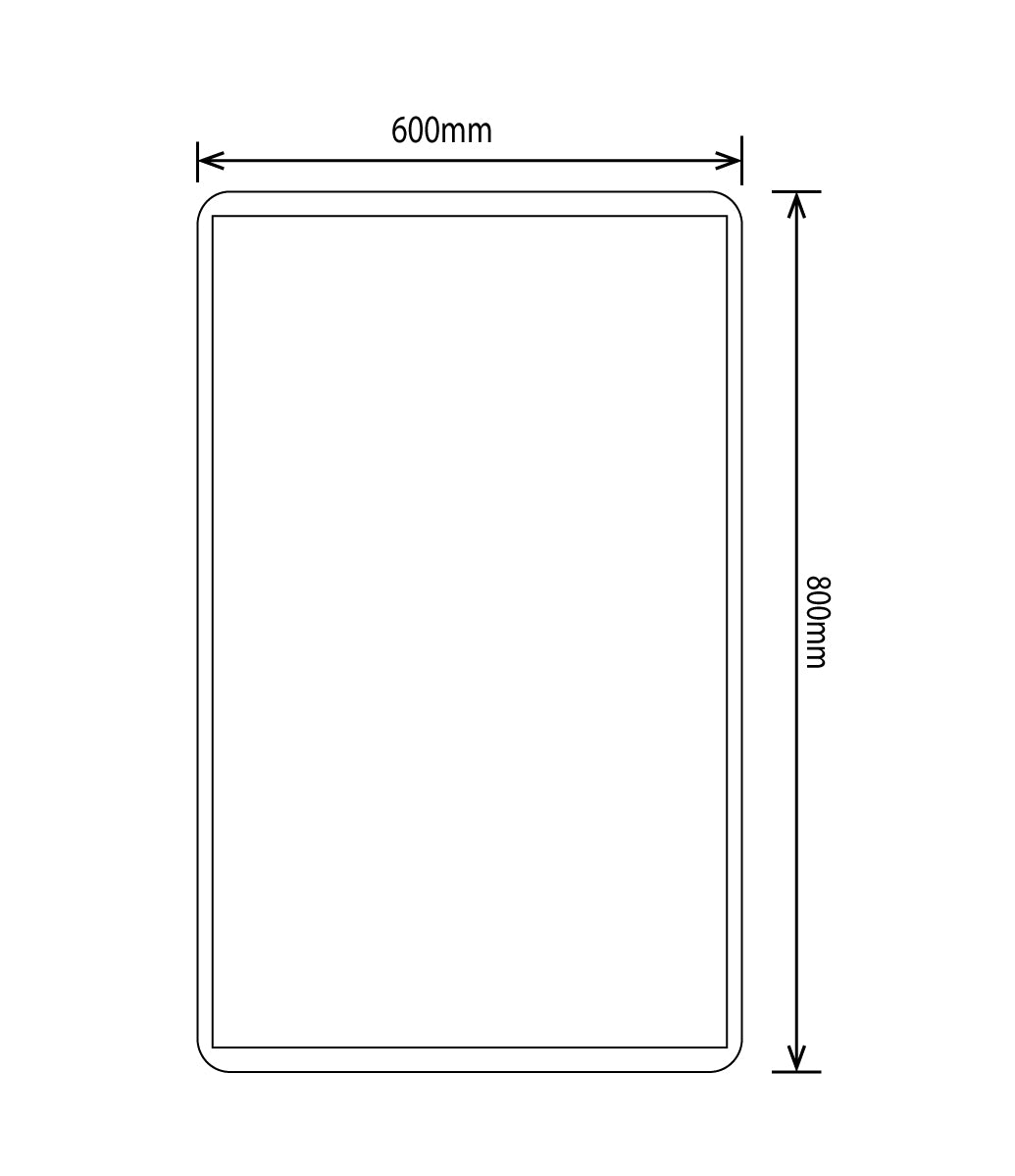 Valenti Frameless Mirror | Bobby 600 X 800
