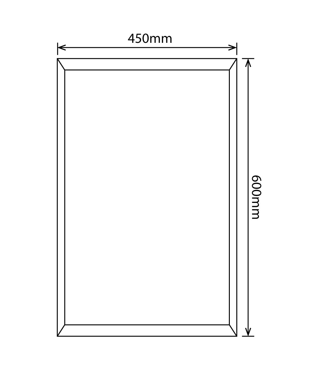 Valenti Frameless Mirror | Robby 450 X 600
