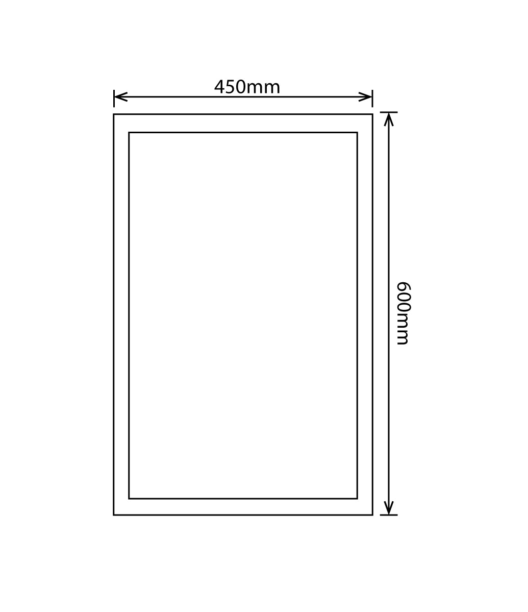 Valenti Frameless Mirror | Dallas 450 X 600