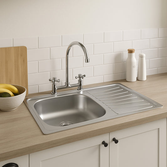 Stainless Steel Sit On Sink 45X75 (Single)