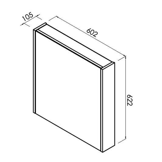 Denver Cabinet Athena Aileen 1 Door Mirror Coimbra