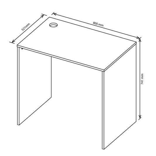 Denver Office Furniture | Compact Small Office Desk | Computer Workstation