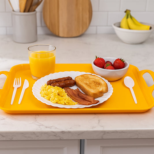 J H CATERING TRAY | YELLOW