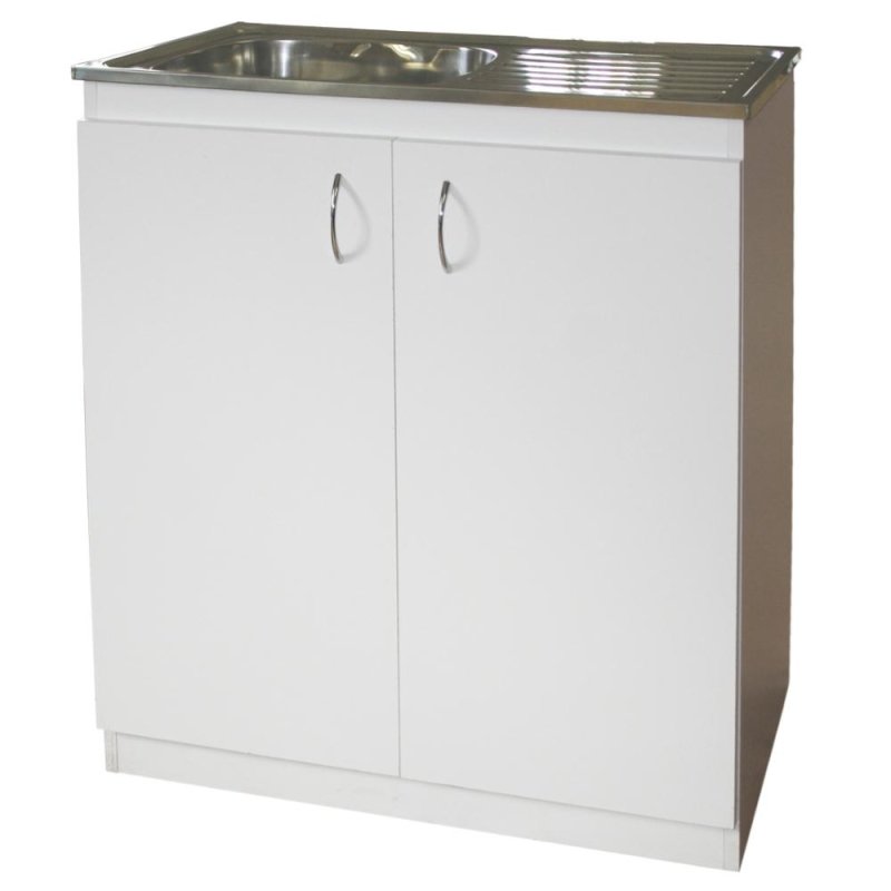 Denver Econo Single Sink Cabinet 750 White