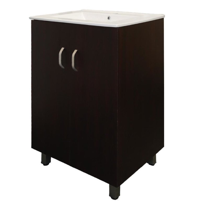 Denver Marlene Floor Vanity 2 Door Cabinet 600 Mahogany
