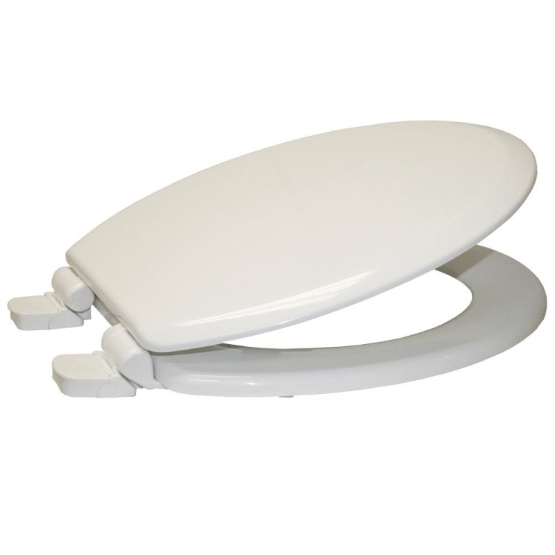 Indiana Mdf Toilet Seat White Nylon Hinge