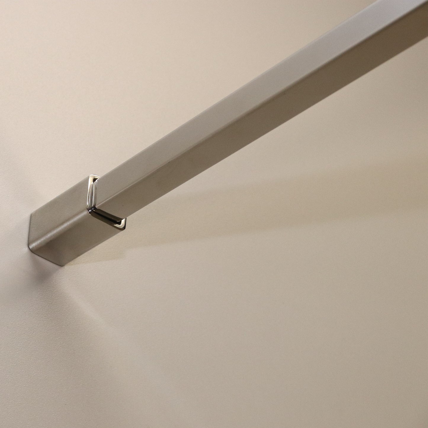 Wall-mounted Walk-in Shower Screen  - 100W x200H Clear Glass and Polished Silver Hardware