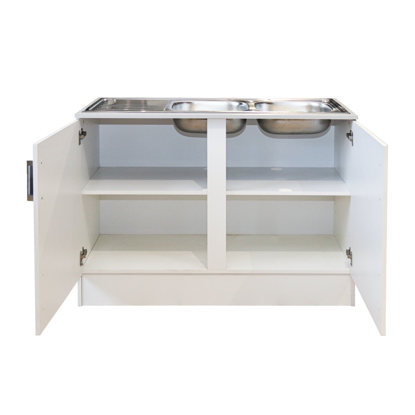 Denver Drop in Double Sink Cabinet 1200 | White