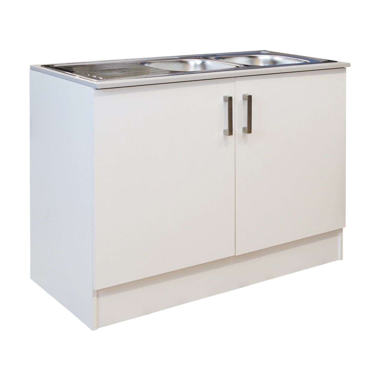 Denver Drop in Double Sink Cabinet 1200 | White