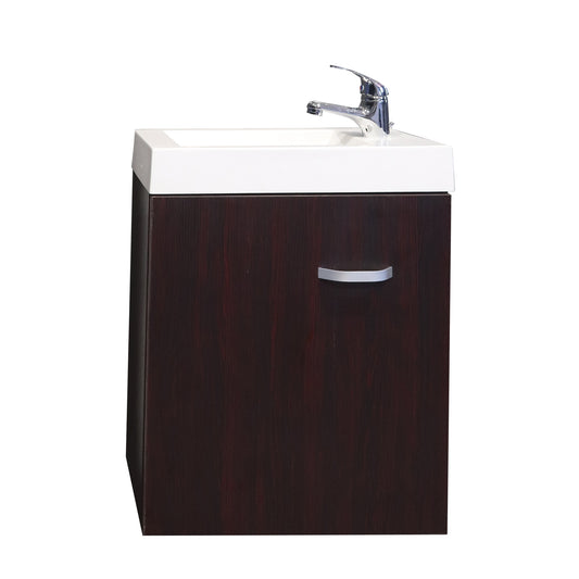 Denver ILSE 450 Wall Mount Vanity Cabinet | Mahogany