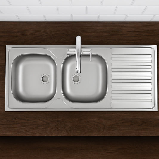 Stainless Steel Sit On Sink 50X120 (Double)