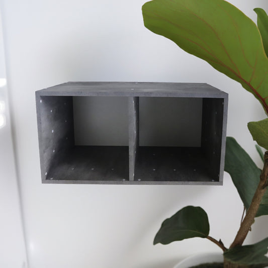 Denver Cube 2 Boxes Grey Effect