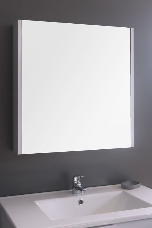 Denver Cabinet Athena Aileen 1 Door Mirror White