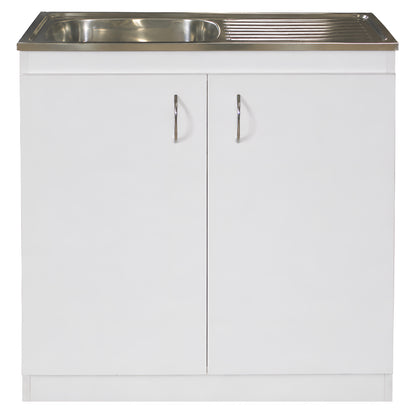 Denver Econo Single Sink Cabinet 750 White