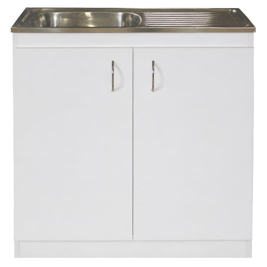 Denver Econo Single Sink Cabinet 750 White