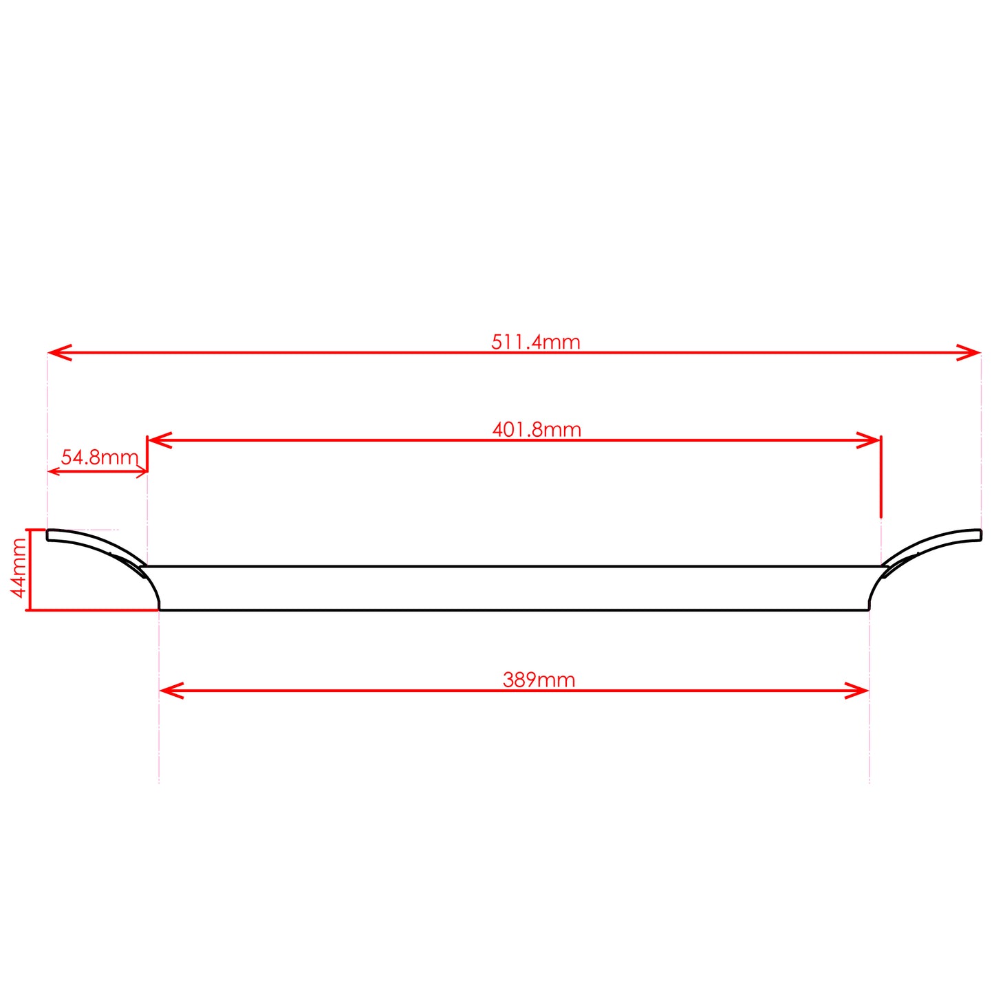 J H CATERING TRAY | WHITE