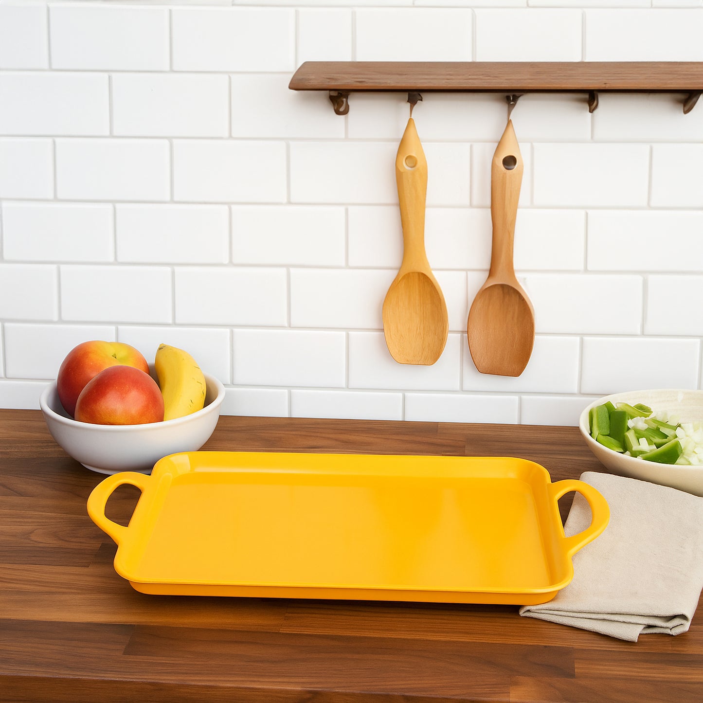 J H CATERING TRAY | YELLOW