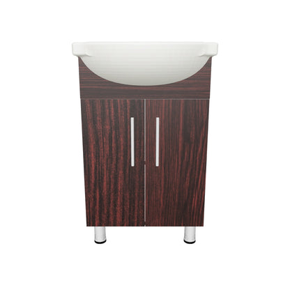 Denver Furniture | Tiffany Free Standing Bathroom Vanity Cabinet | Mahogany