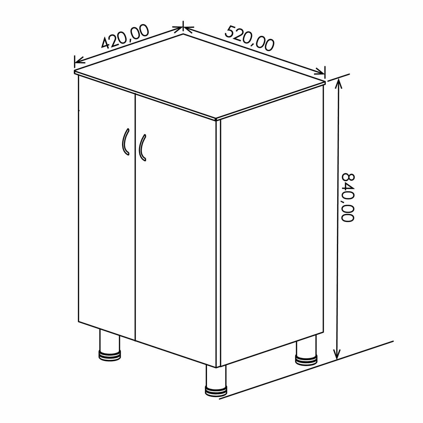 Valenti 500 2 Door With Top | Alpine White Assembled