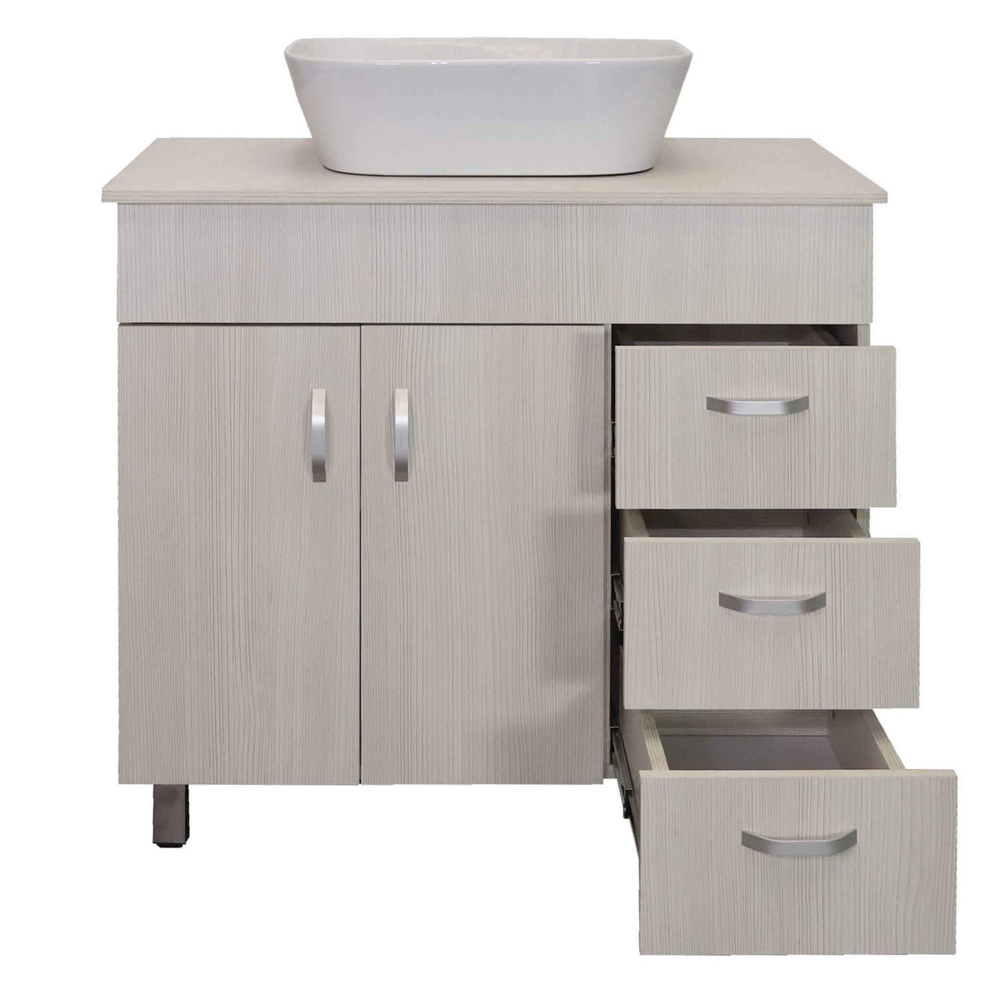 Valenti 900 2 Door & 3 Drawers With Top | Laracina Alpine Assembled