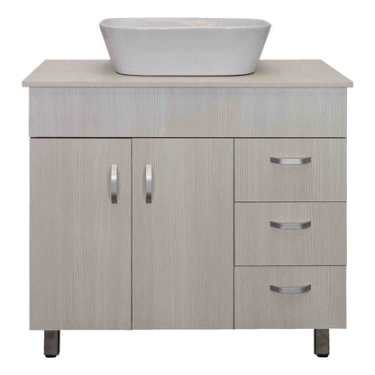 Valenti 900 2 Door & 3 Drawers With Top | Laracina Alpine Assembled
