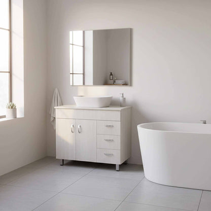 Valenti 900 2 Door & 3 Drawers With Top | Laracina Alpine Assembled