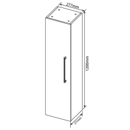 Valenti 2Tone Storage Column | Washed Shale
