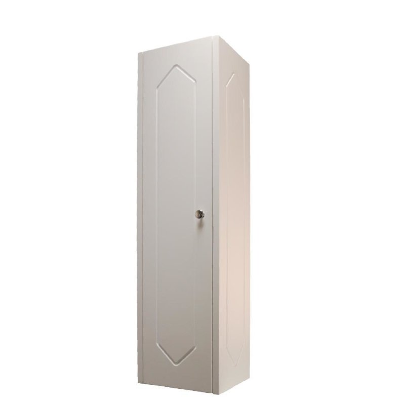 Denver Charm W/ Mount 1 Door 1200 Column Diamond Cabinet White