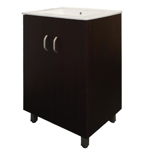 Denver Marlene Floor Vanity 2 Door Cabinet 600 Mahogany
