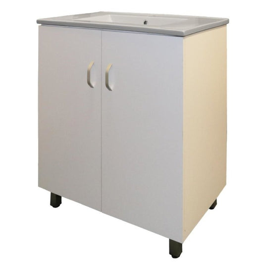 Denver Marlene Floor Vanity 2 Door Cabinet 750 Alpine White