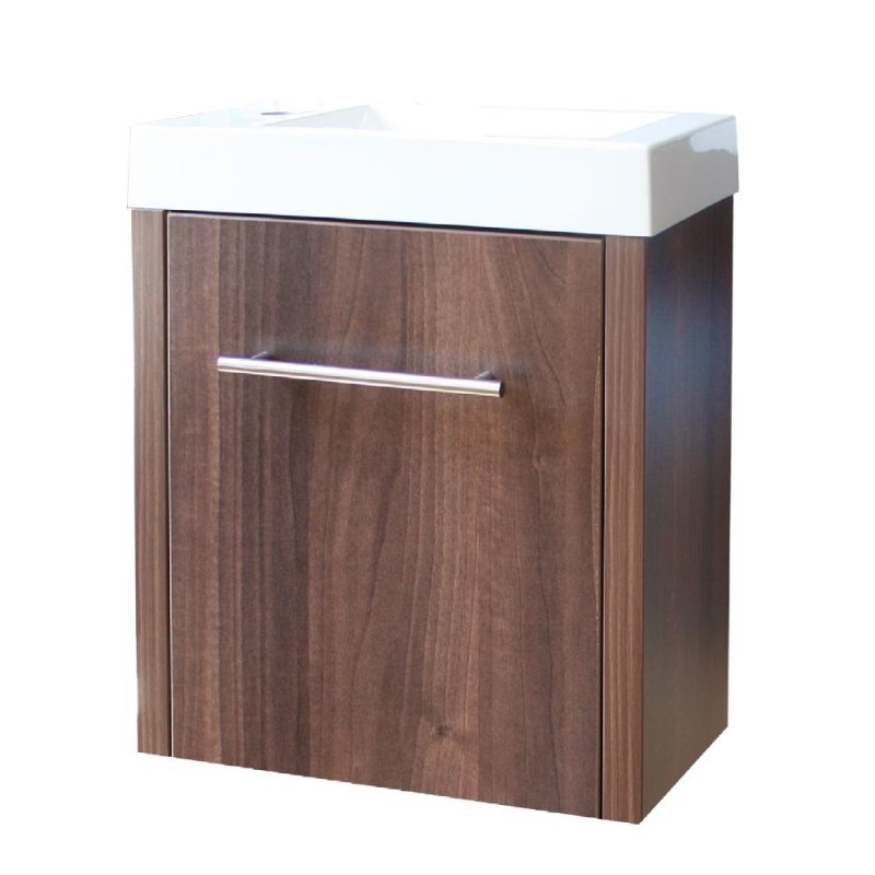 Denver Philly 400mm Wall Mount Unit American Wallnut