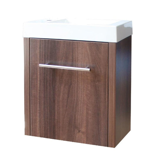 Denver Philly 400mm Wall Mount Unit American Wallnut