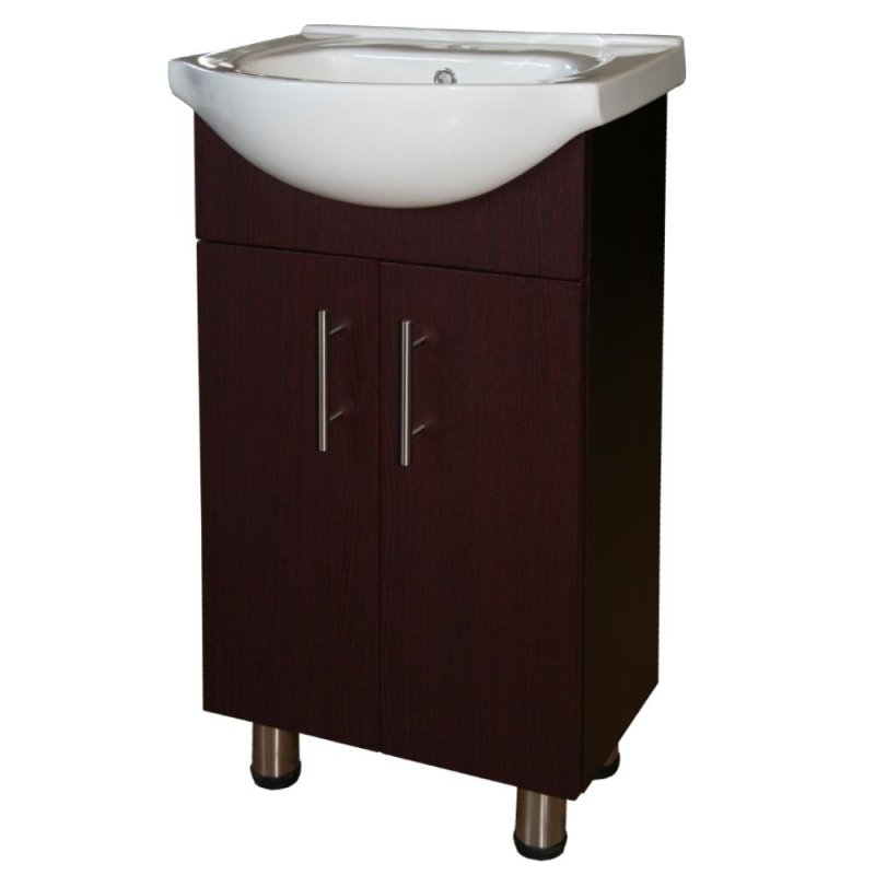 Denver Tiffany Floor Standing Vanity 2 Door 450mm Mahogany