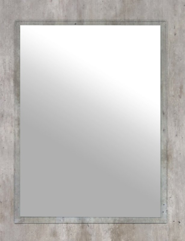 Mirror Clear Frame 800X600mm 25mm Bevel